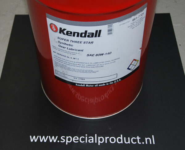 Kendall gear oil 80w140