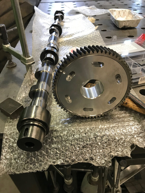 Timing gears adjustable