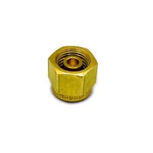 1/4 Compression Fitting Cap Brass