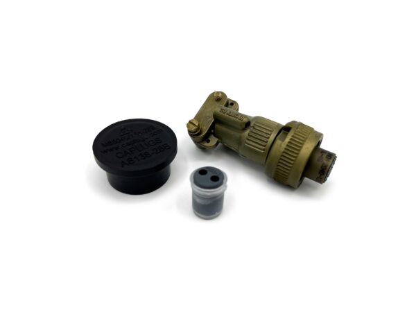 Flowmeter Connector (Milspec 2 pin)