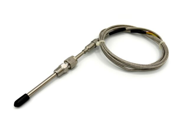 3/16 EGT Probe Straight - With Fitting (Exposed Bead)
